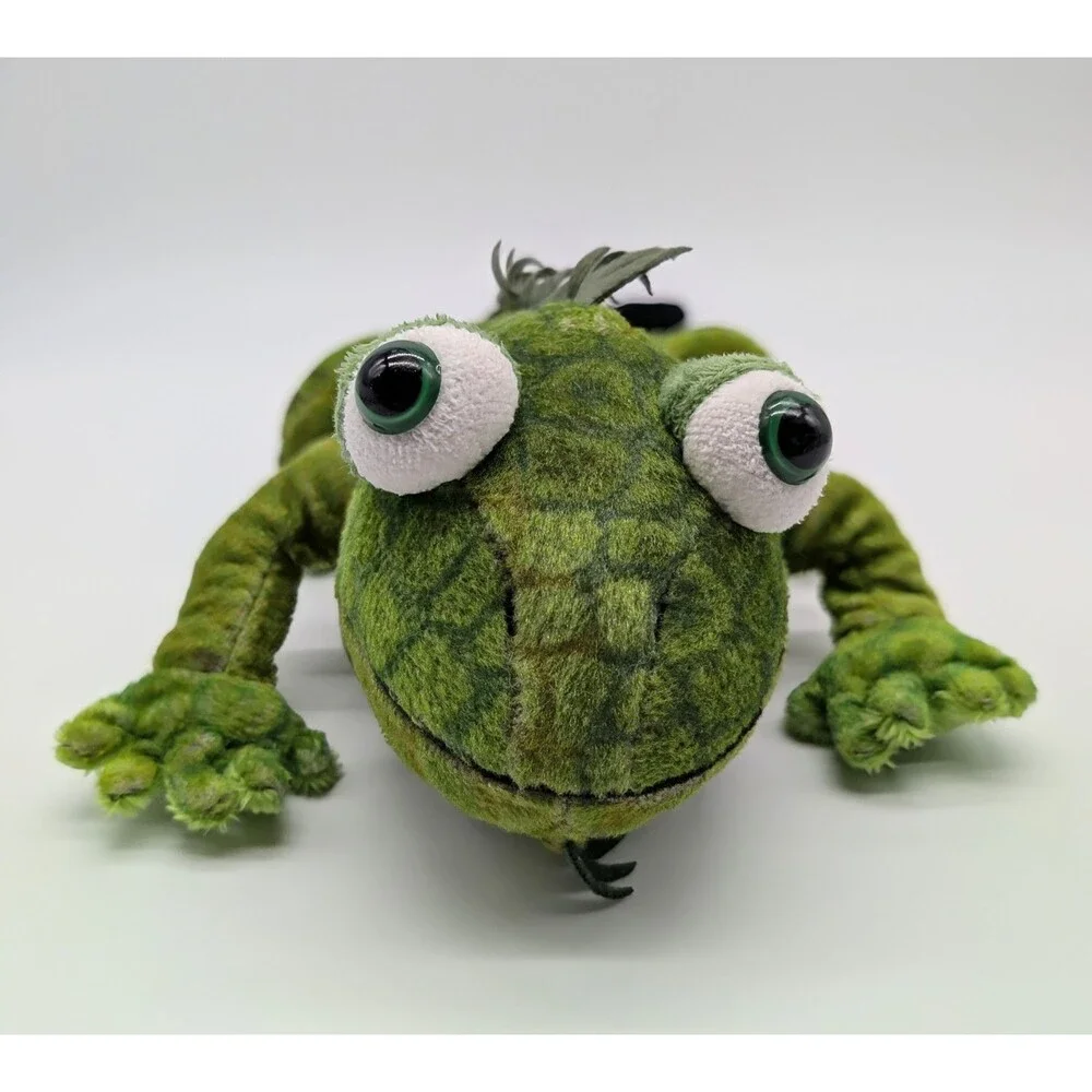 Ganz Webkinz Green Iguana Lizard Reptile Plush Stuffed Animal Toy 15